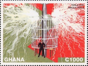 Ghana Tesla stamp