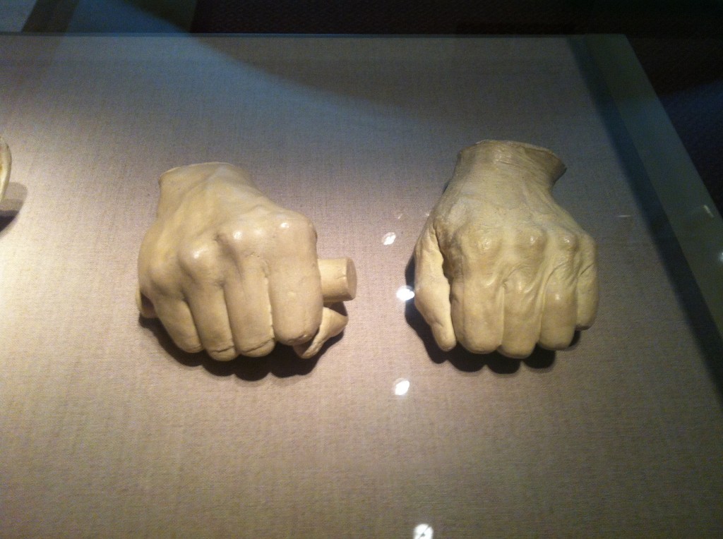 Abraham Lincoln hands