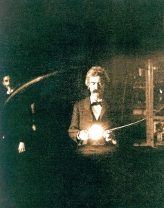 Mark Twain in Tesla's Laboratory
