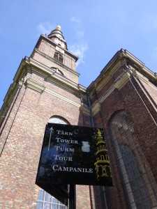 spiral tower, church of our savior, Copenhagen