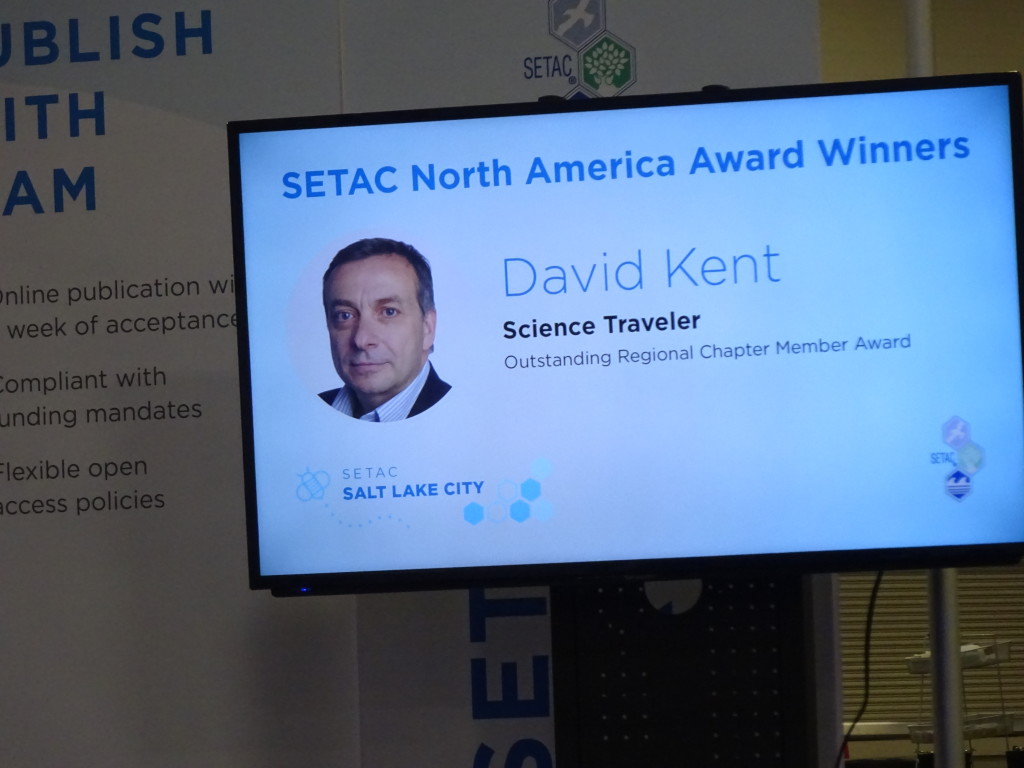 SETAC, Salt Lake City, Award