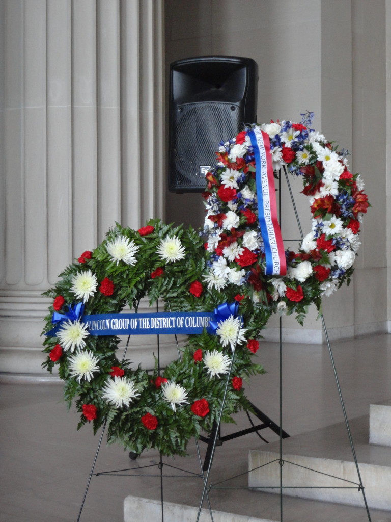 Lincoln Group of DC and New York Ave Presbyterian Church wreaths