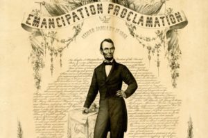 Emancipation Proclamation with Lincoln