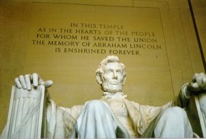 Lincoln Memorial statue