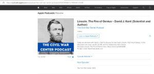 Civil War Center podcast