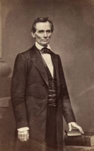 Lincoln at Cooper Union, Mathew Brady photograph