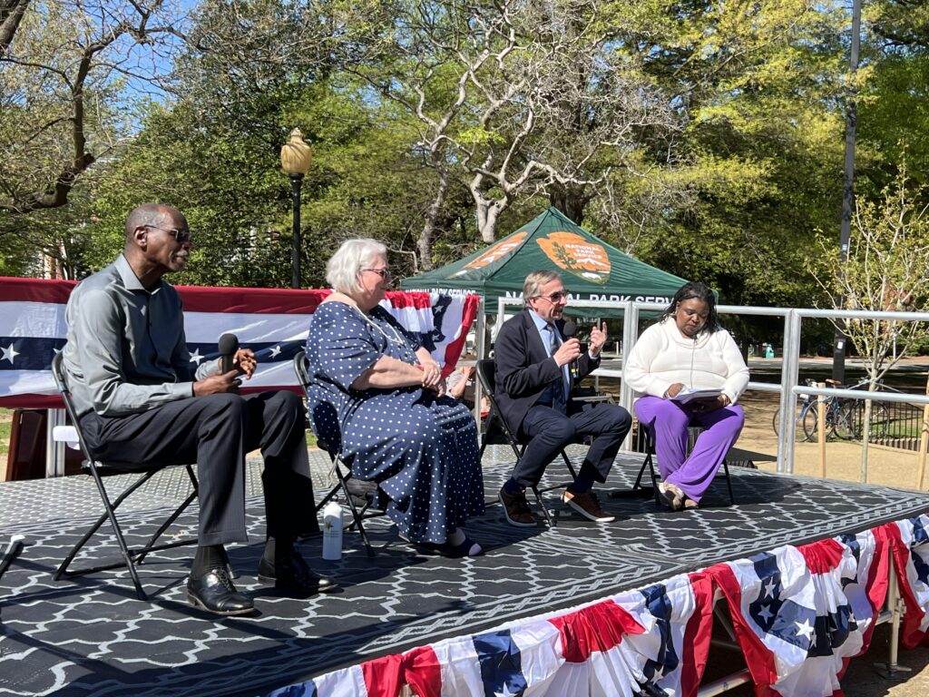 Emancipation Memorial panel 4-11-26