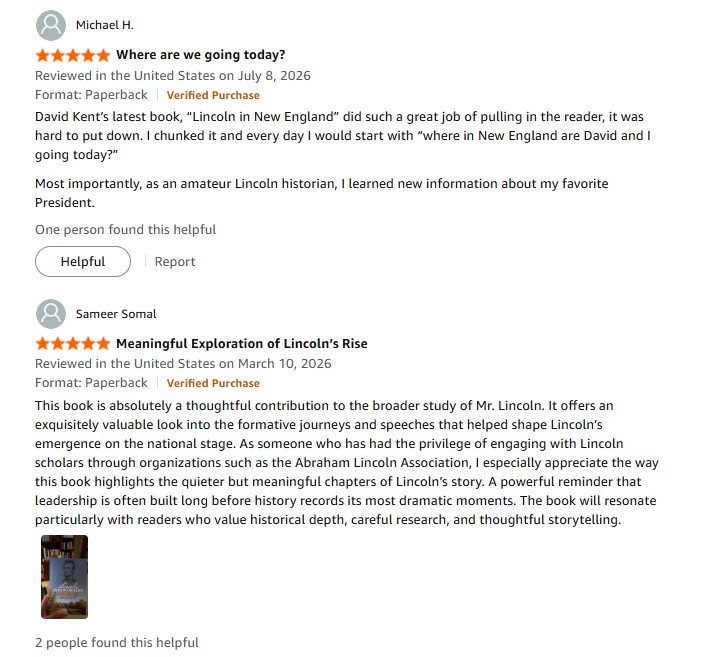 Praise for Lincoln in New England
